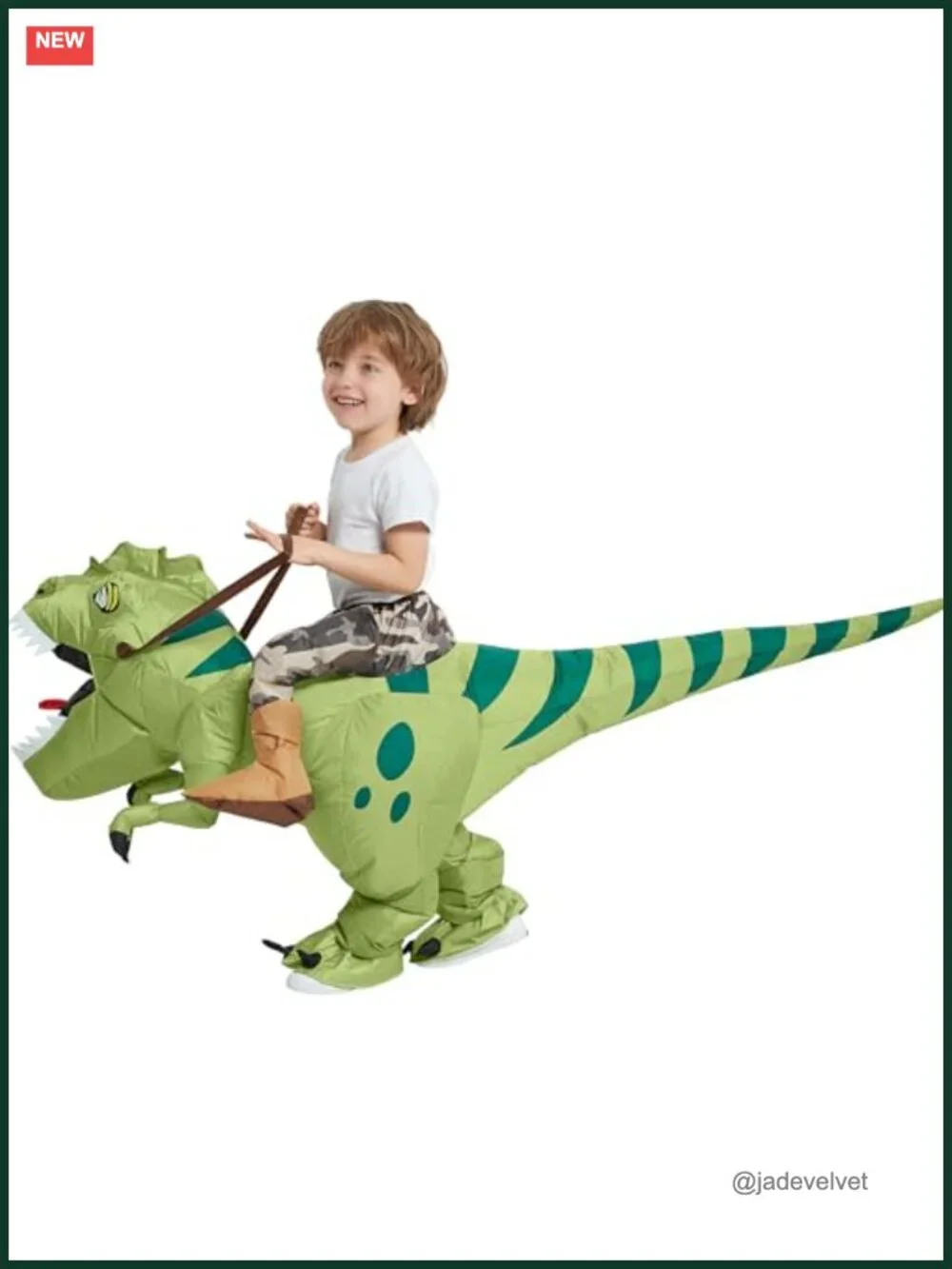 Inflatable Dinosaur Costume Kids - T Rex Blow Up Suit Halloween